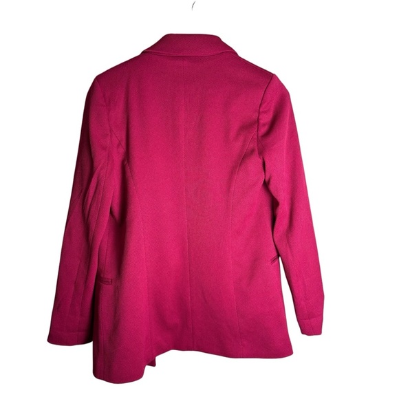 NWT Jules & Leopold Womens Blazer Jacket XS Bright Pink Maximalism Office Wear - Picture 4 of 12
